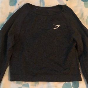 Gymshark cropped long sleeve seamless shirt